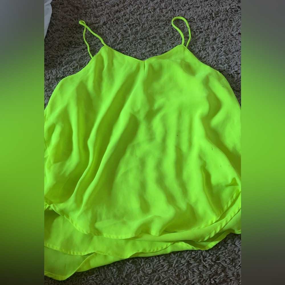 Medium neon tank top